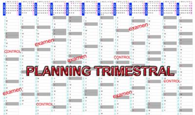 Planning Trimestral